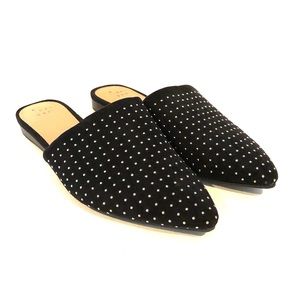 Women’s size 6 Black Studded Mule